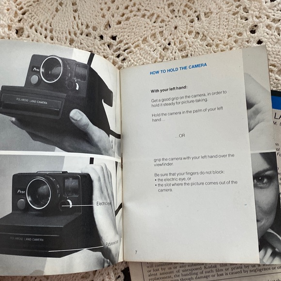 Polaroid pronto land camera user manual paper Ephemera 1975 vintage - Picture 2 of 4